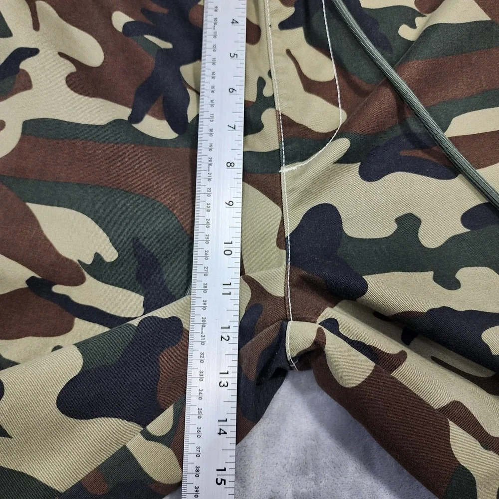 True Religion Pants Mens L Green Camo Cargo Jogger Hunting Streetwear Casual